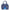 x Howl's Moving Castle Amazone 16 Blue Top Handle Bag in Calfskin, Silver hardware