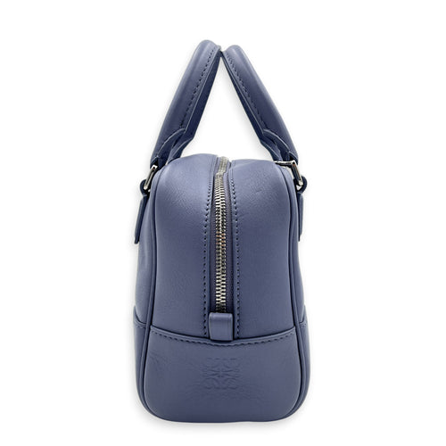 x Howl's Moving Castle Amazone 16 Blue Top Handle Bag in Calfskin, Silver hardware