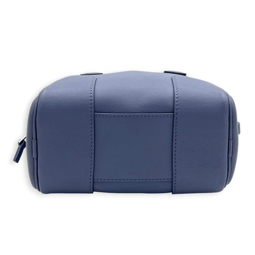 x Howl's Moving Castle Amazone 16 Blue Top Handle Bag in Calfskin, Silver hardware