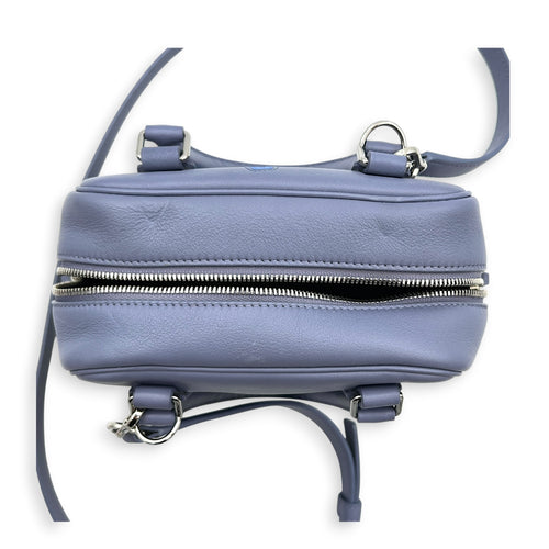 x Howl's Moving Castle Amazone 16 Blue Top Handle Bag in Calfskin, Silver hardware