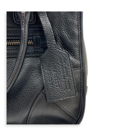Prada tote Top Handle Bag Nero in Calfskin, Gold hardware