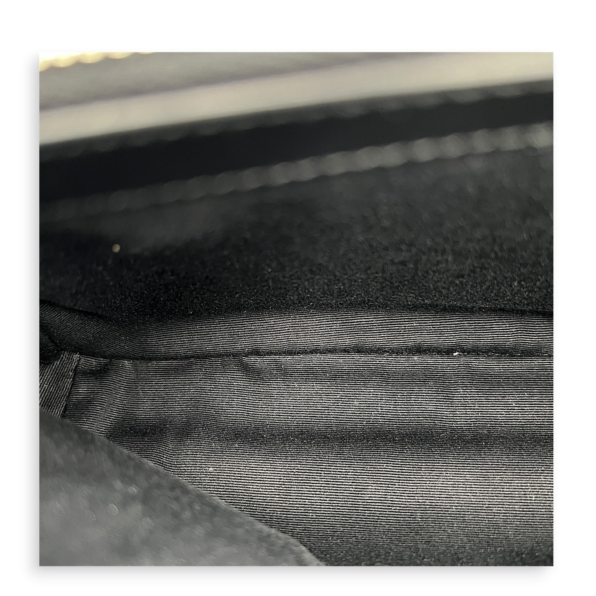 Loulou Shoulder Bag Black in Calfskin, Silver hardware