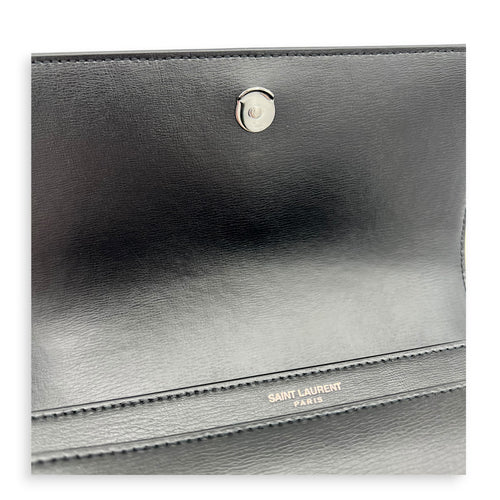 Sunshine Shoulder Bag Black in Calfskin, Monochrome hardware