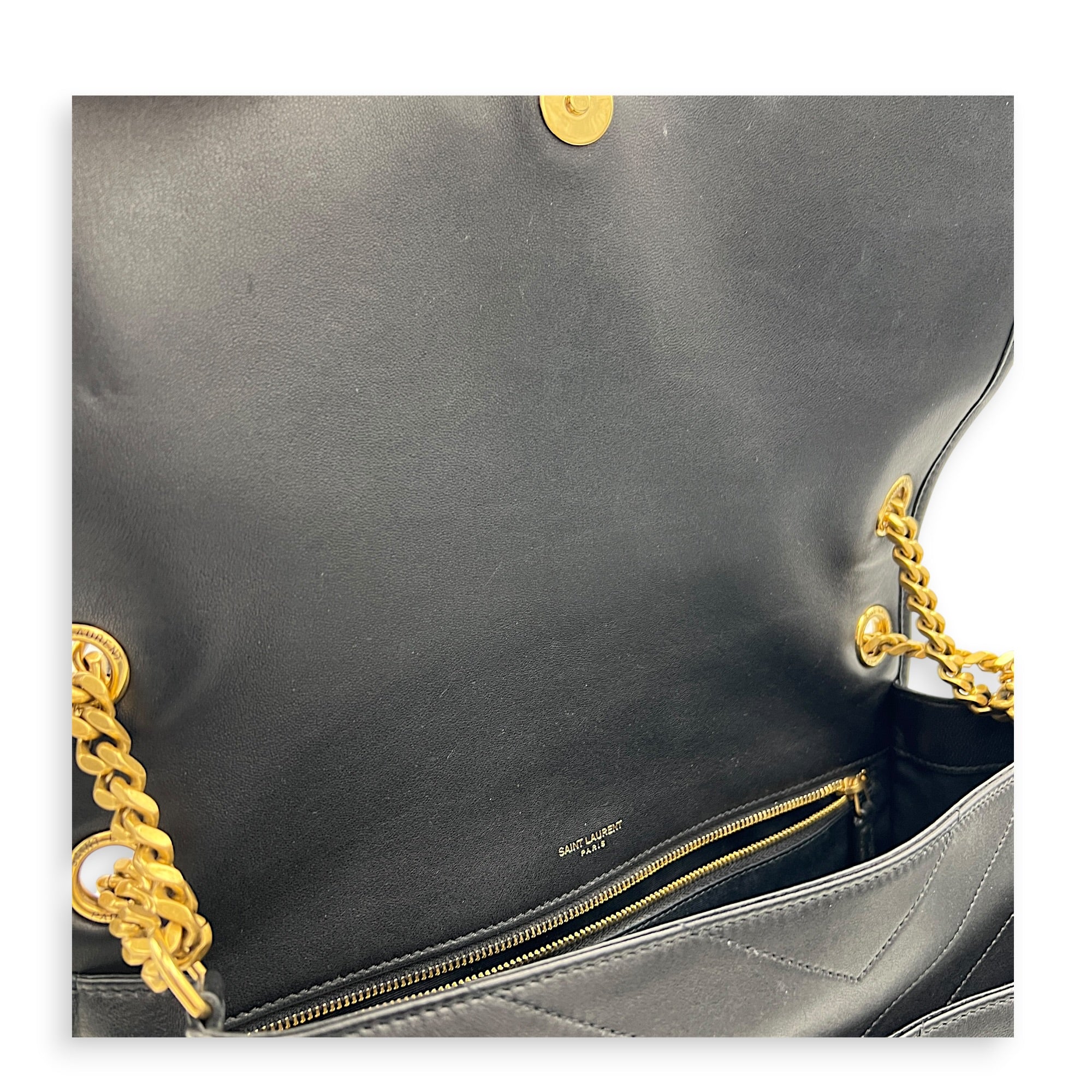 Niki Shoulder Bag Black in Lambskin, Gold hardware