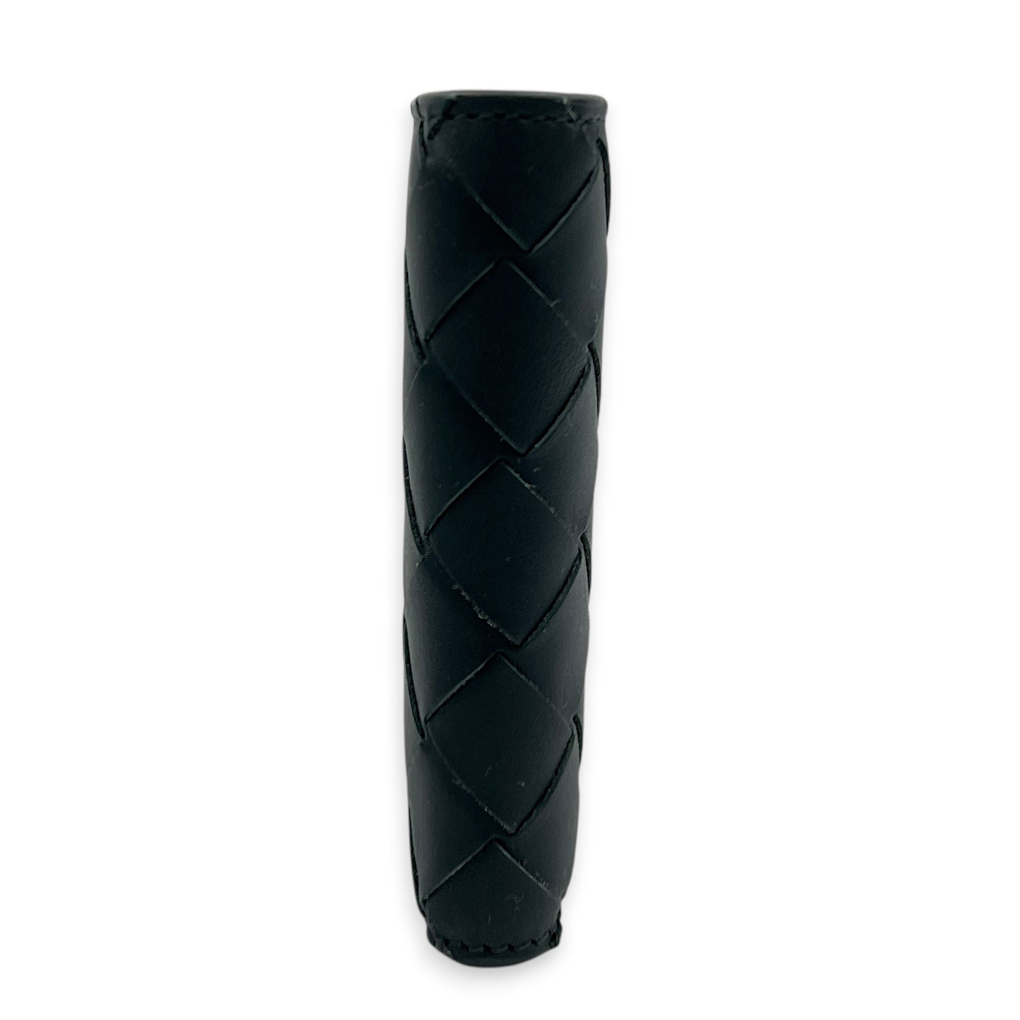 Intrecciato Black Wallet in Calfskin