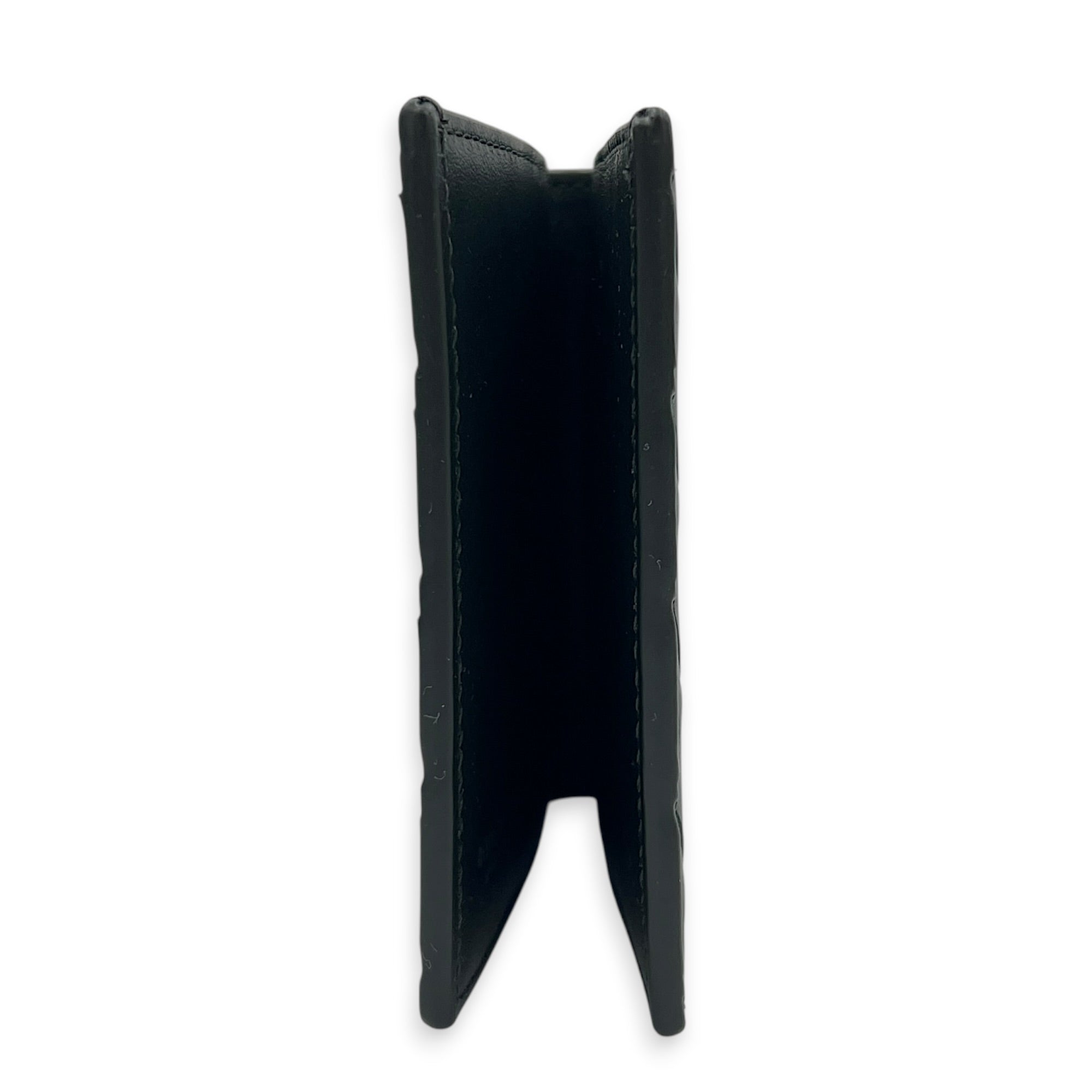Intrecciato Black Wallet in Calfskin