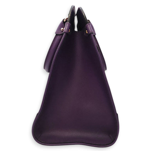 Briana Purple Top Handle Bag in Calfskin Gold hardware SL2603-20056 4