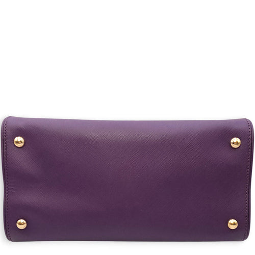 Briana Purple Top Handle Bag in Calfskin Gold hardware SL2603-20056 5