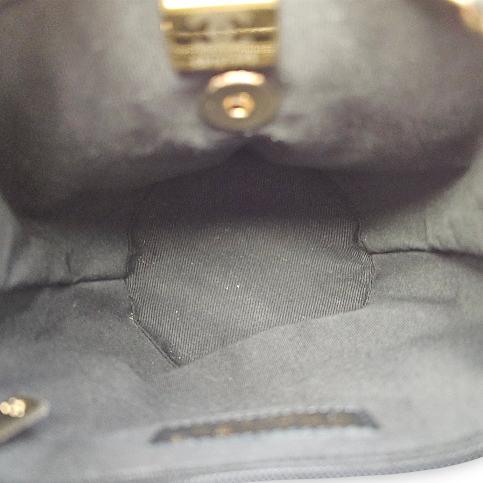 Duma Small Black Backpack in Calfskin Gold hardware SL2603-20060 6
