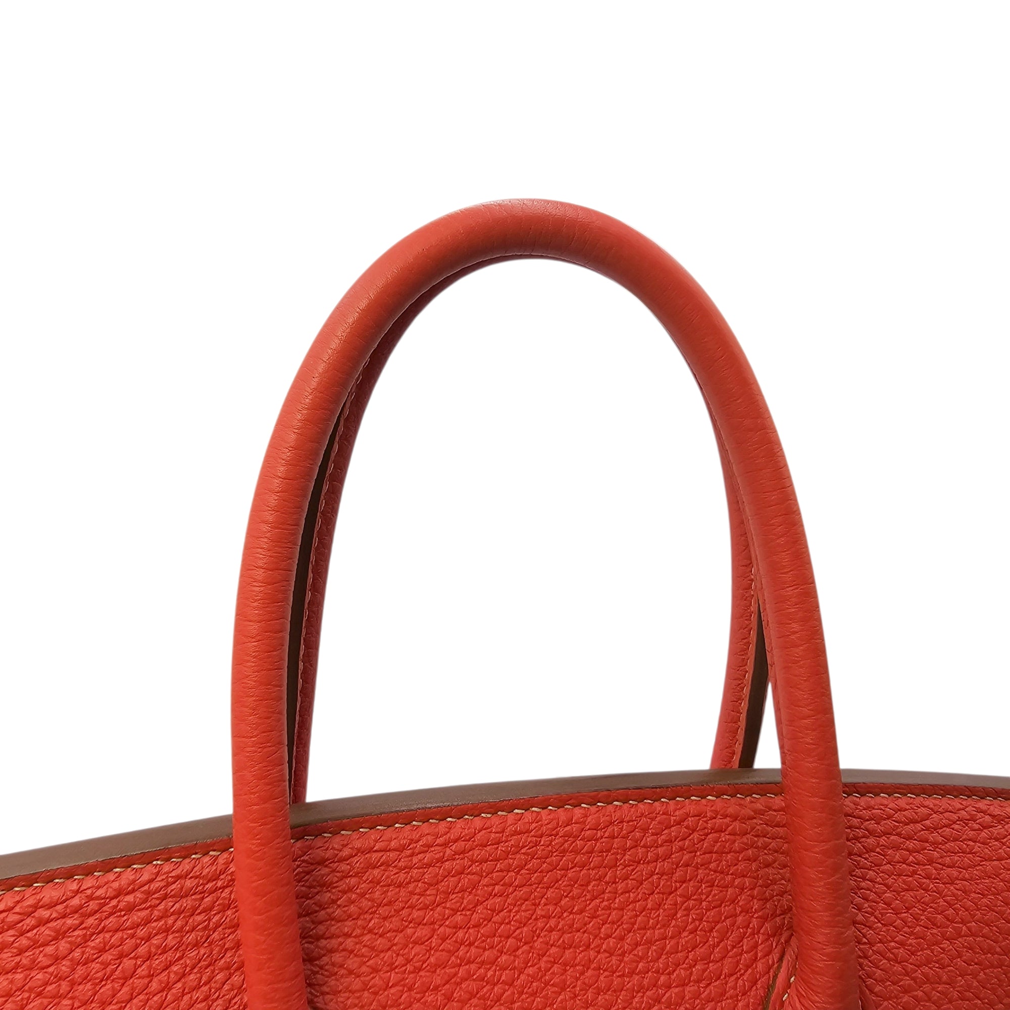 Birkin 30 Sanguine in Togo Palladium hardware