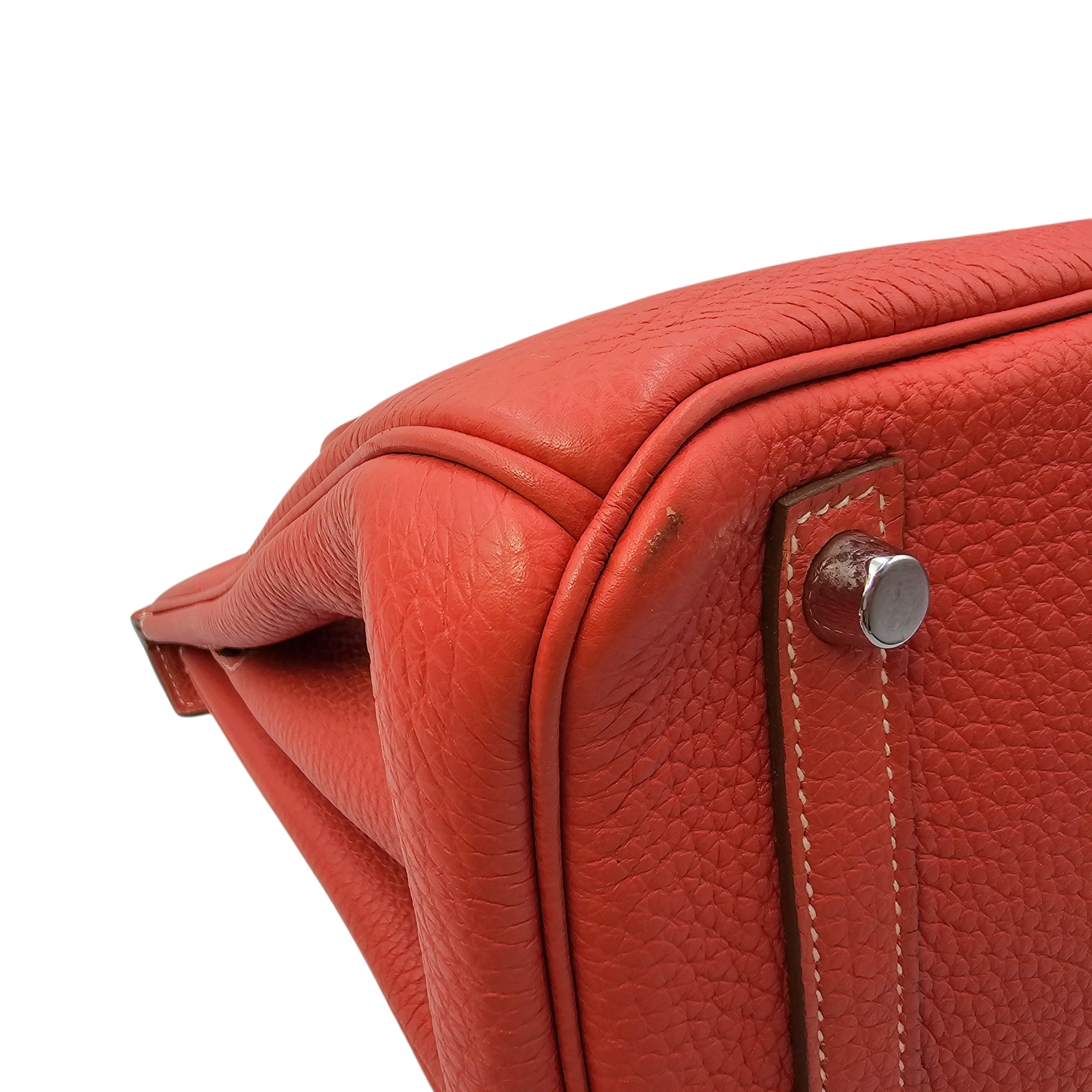 Birkin 30 Sanguine in Togo Palladium hardware