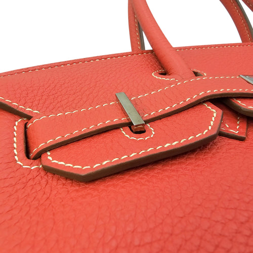 Birkin 30 Sanguine in Togo Palladium hardware