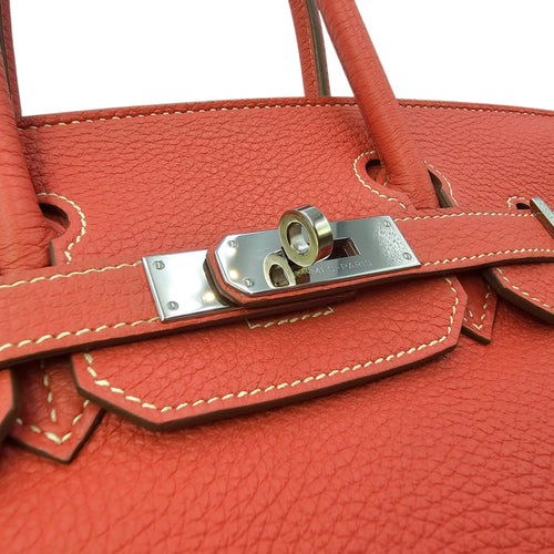 Birkin 30 Sanguine in Togo Palladium hardware