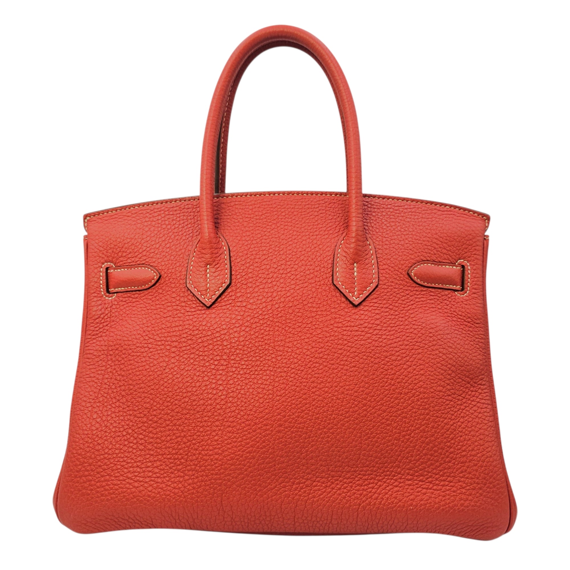 Birkin 30 Sanguine in Togo Palladium hardware