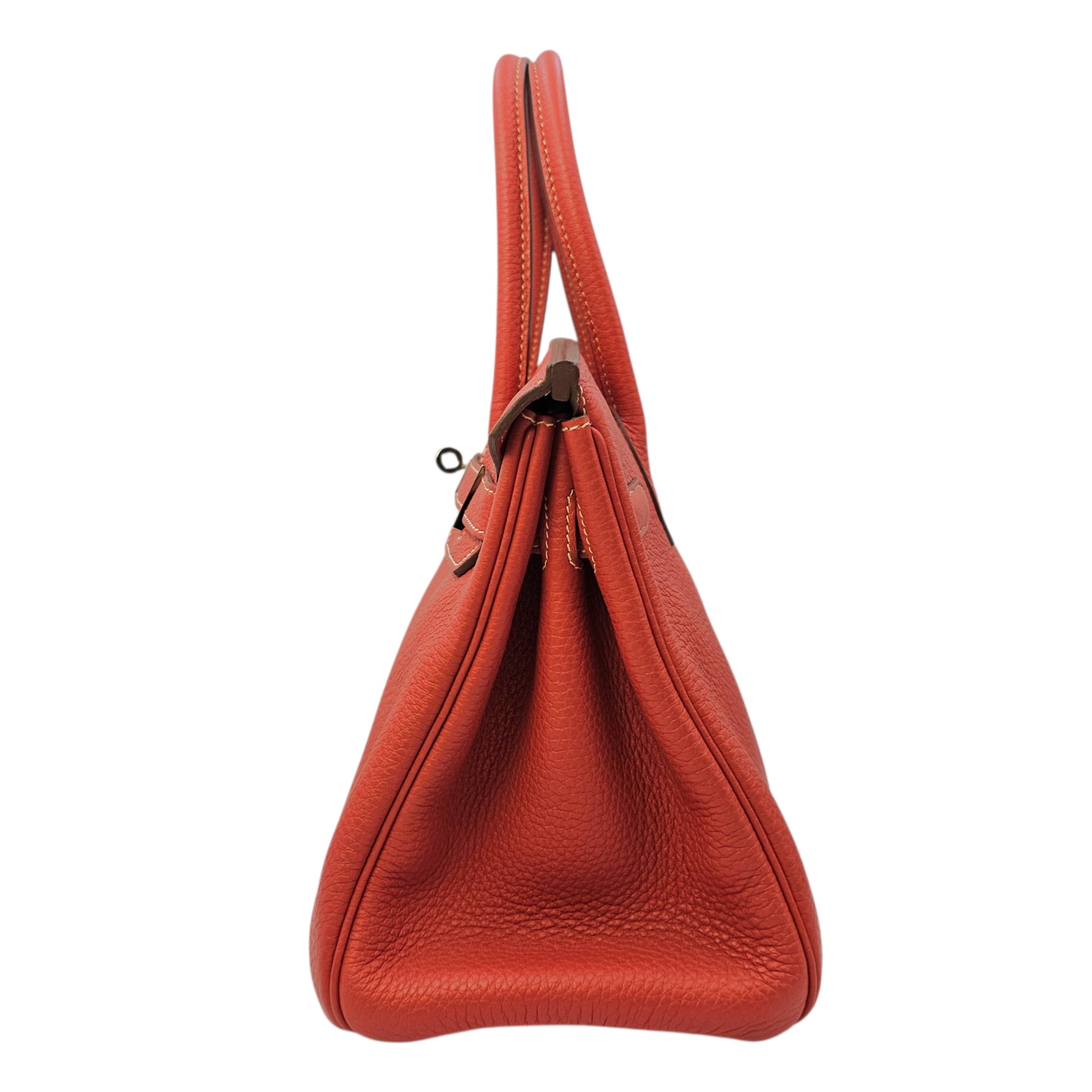 Birkin 30 Sanguine in Togo Palladium hardware