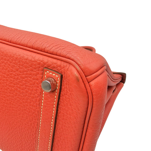 Birkin 30 Sanguine in Togo Palladium hardware