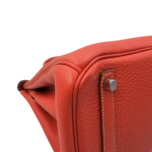 Birkin 30 Sanguine in Togo Palladium hardware