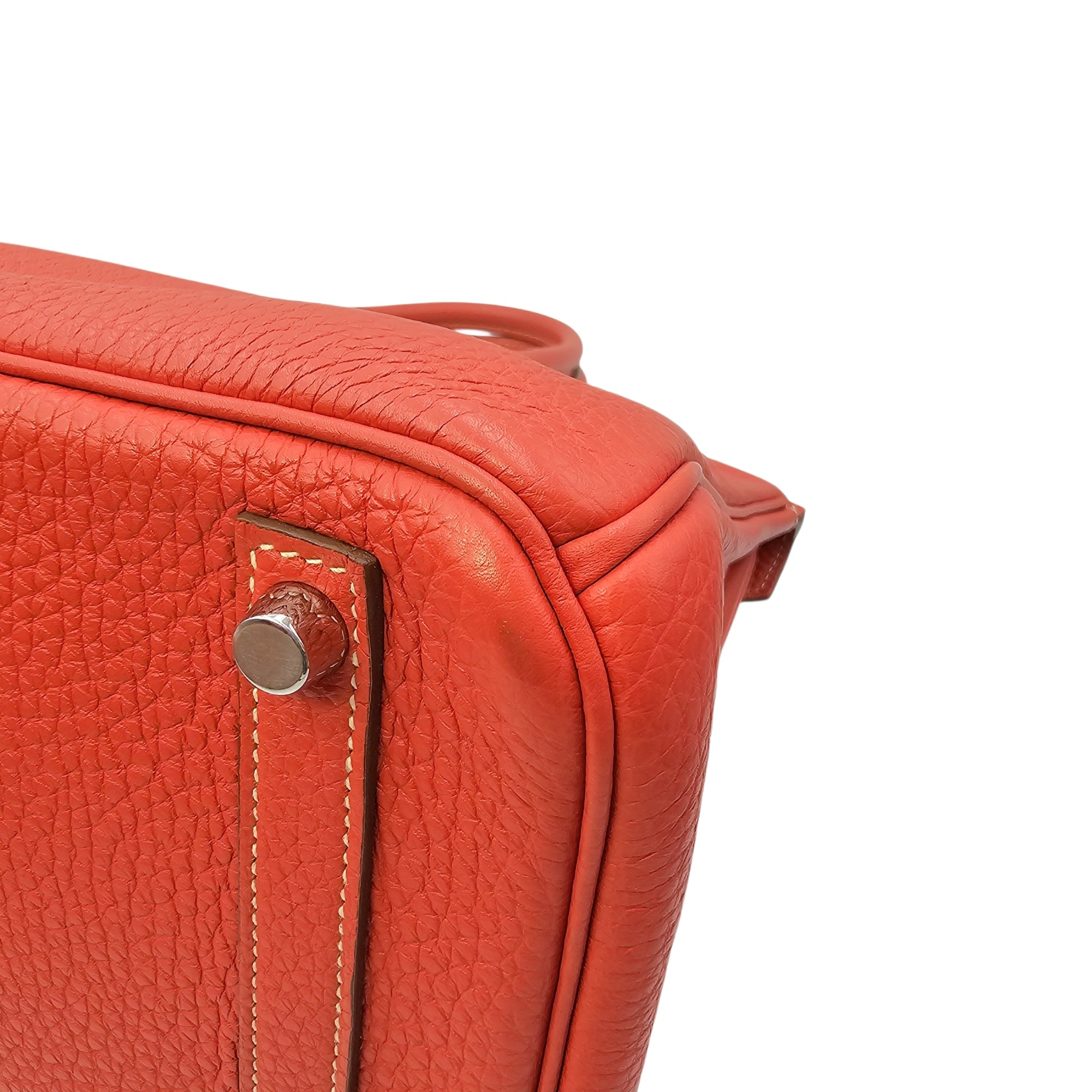 Birkin 30 Sanguine in Togo Palladium hardware