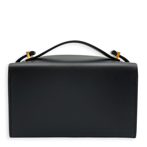 Petit h Minaudiere Etrusque/Vert Olive in Shiny Alligator Gold hardware SL2603-20495 2