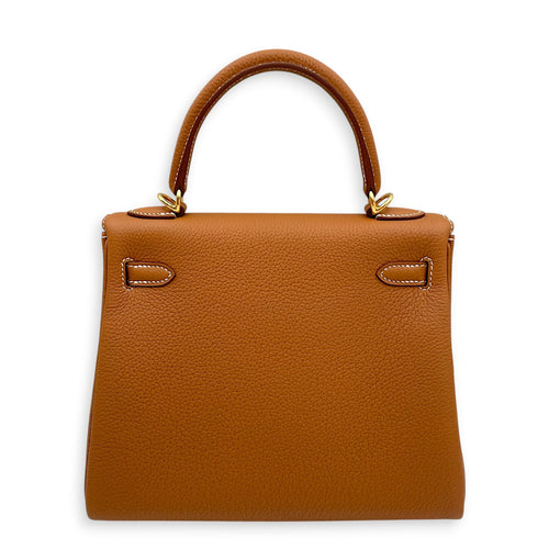 Kelly 25 Gold in Togo Gold hardware SL2604-20971 2