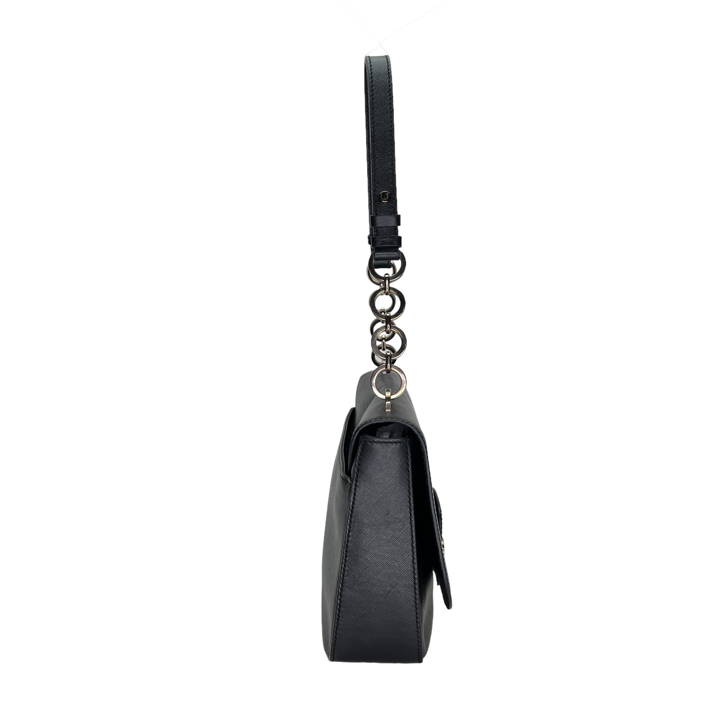 Black crossbody silver hardware shop