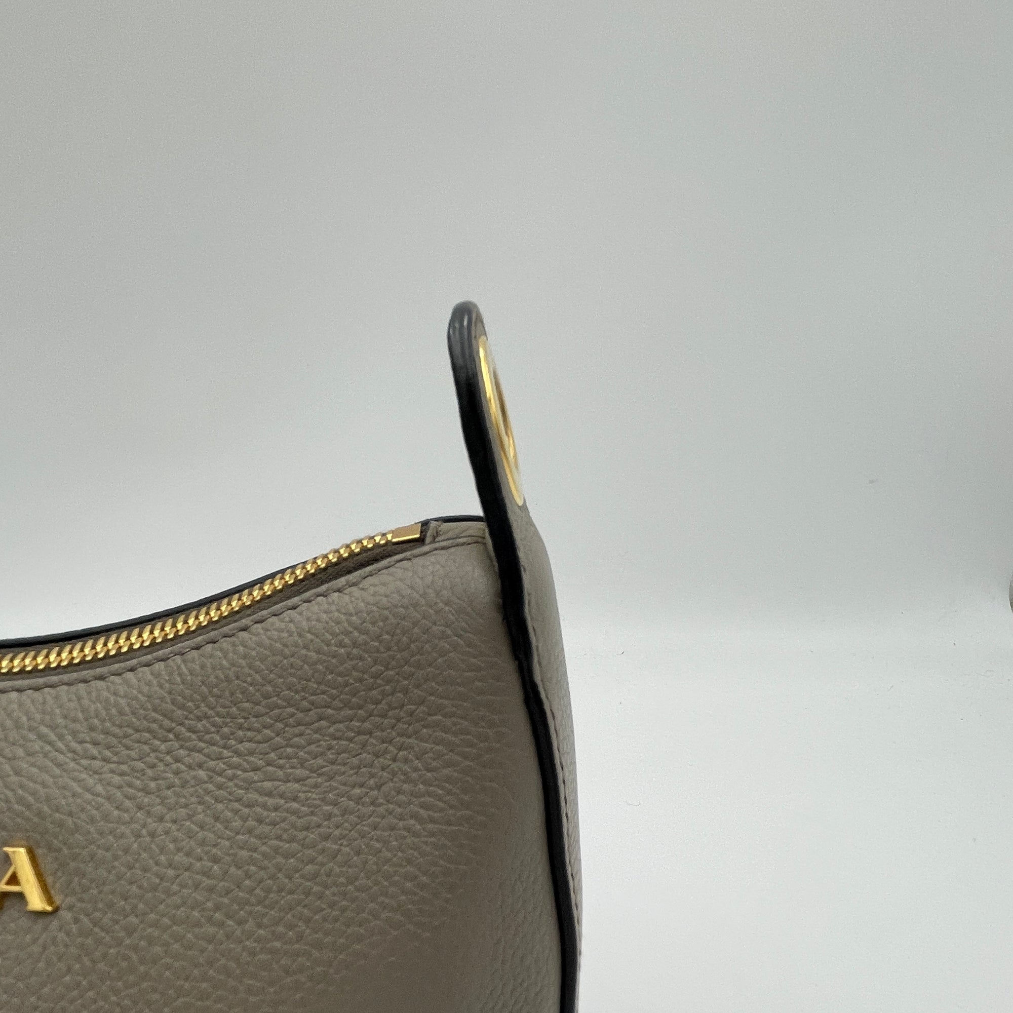 Logo Crossbody bag in Calfskin, Gold Hardware