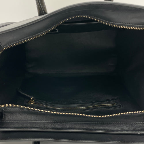 Luggage Top handle bag in Calfskin, Gold Hardware