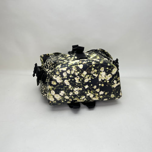 Floral Obsedia Multi-colour Backpack in Calfskin, Silver hardware