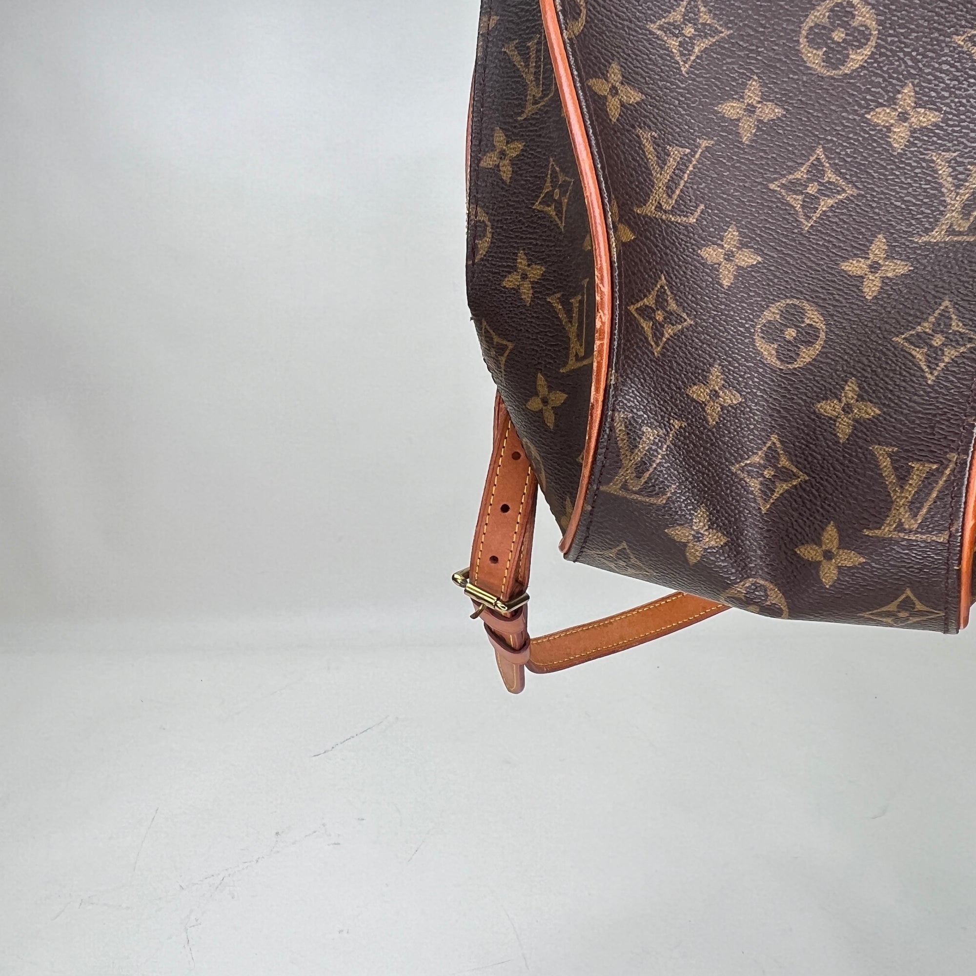 Ellipse Sac a Dos Backpack in Monogram coated canvas, Gold Hardware