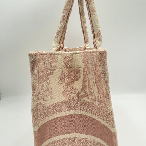 Book Tote Pink Tote Bag in Canvas