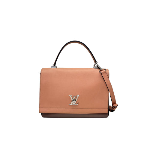 Lockme II Multi-colour Shoulder Bag in Calfskin, Silver hardware