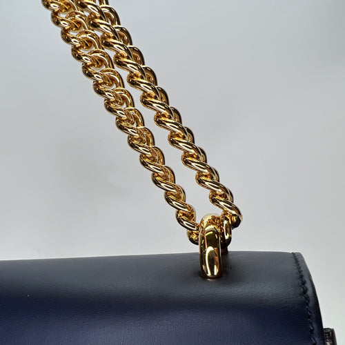 GG Supreme Padlock Multi-colour Shoulder Bag in Monogram Coated Canvas, Gold hardware