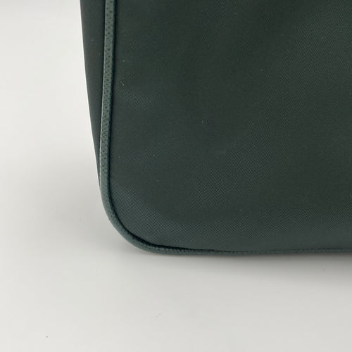 Re-edition 2005 Green Crossbody Bag in Re-Nylon, Silver hardware