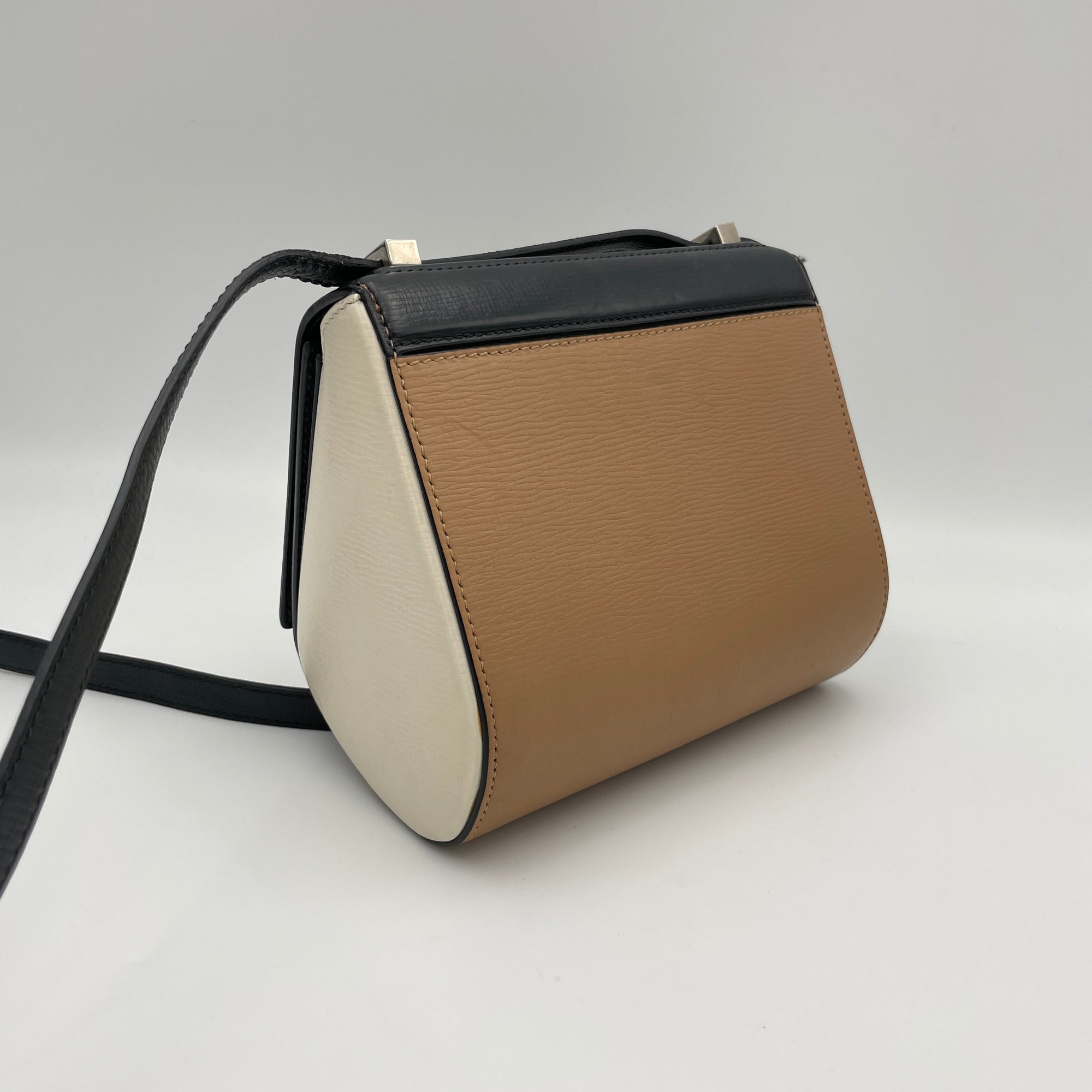 Pandora Box Mini Multi-colour Shoulder Bag in Calfskin, Silver hardware