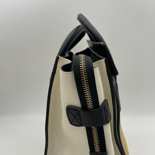 Luggage Top handle bag in Calfskin, Gold Hardware